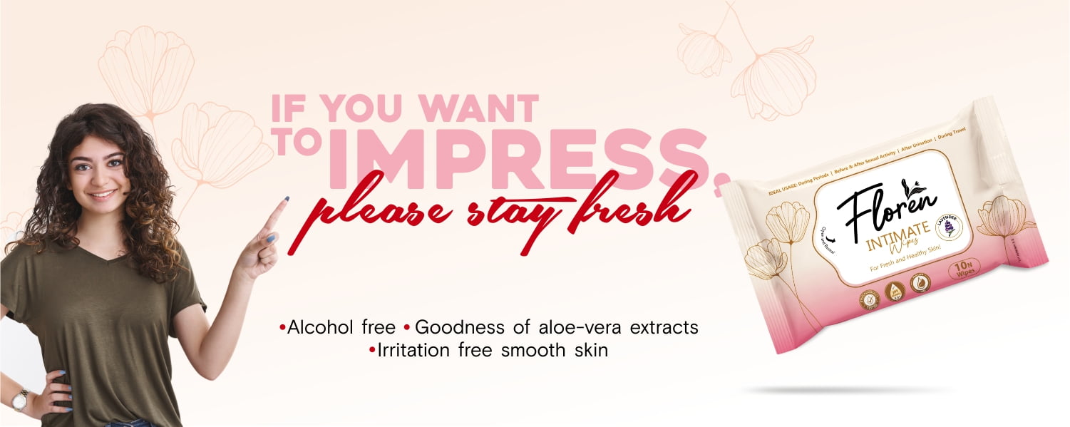 Intimate wipes Banner